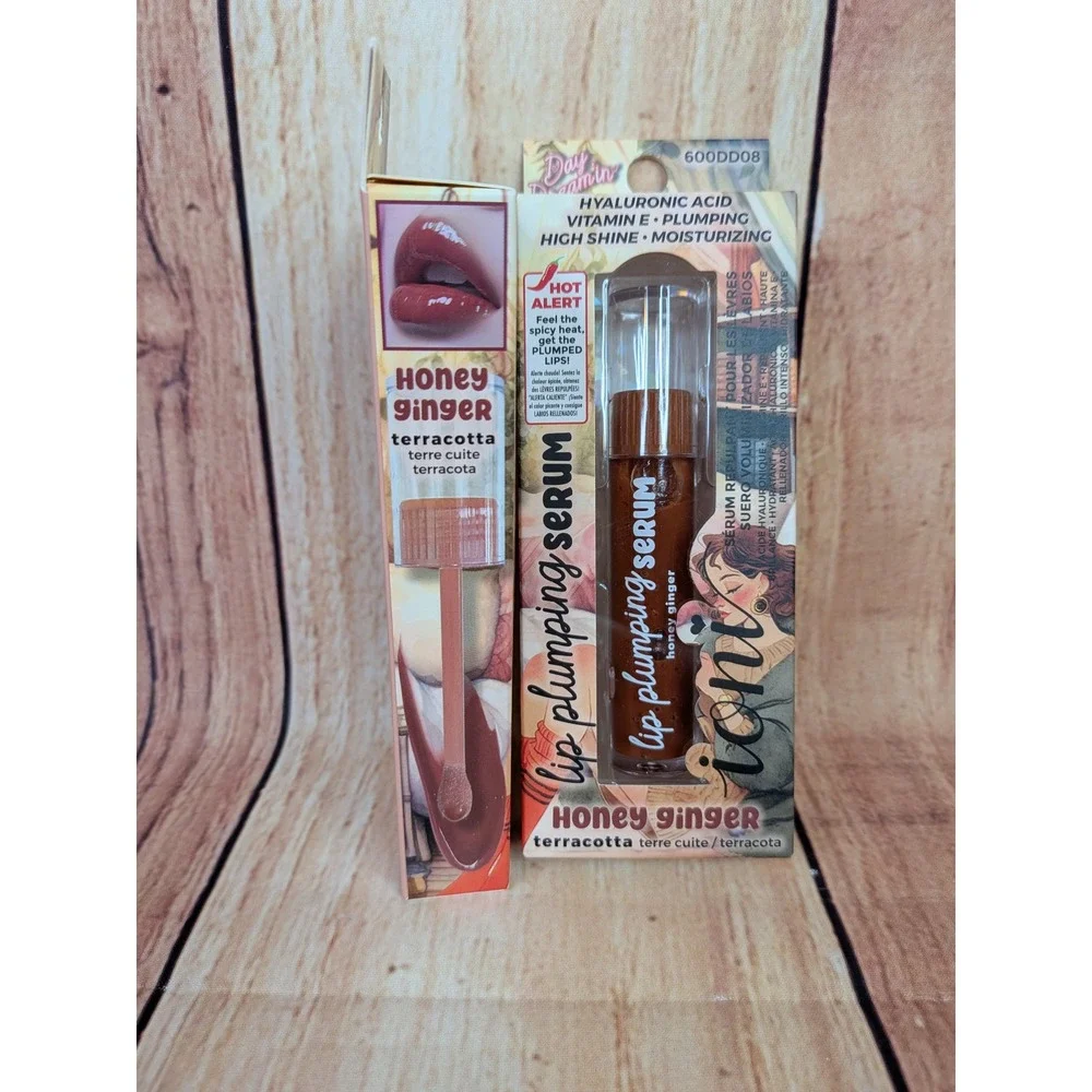 2 PK Ioni Day Dreamin Lip Plumping Serum Honey Ginger Terracotta